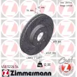 ZIMMERMANN 450.5226.54 - Jeu de 2 disques de frein arrière