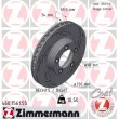ZIMMERMANN 460.1561.55 - Disque de frein arrière droit