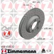 ZIMMERMANN 460.4505.52 - Jeu de 2 disques de frein arrière