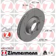 ZIMMERMANN 460.4506.20 - Jeu de 2 disques de frein arrière