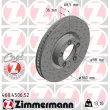ZIMMERMANN 460.4506.52 - Jeu de 2 disques de frein arrière