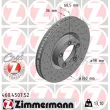 ZIMMERMANN 460.4507.52 - Jeu de 2 disques de frein arrière
