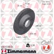 ZIMMERMANN 460.4508.54 - Jeu de 2 disques de frein arrière