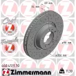 ZIMMERMANN 460.4511.70 - Disque de frein arrière droit