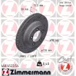 ZIMMERMANN 460.4523.54 - Jeu de 2 disques de frein arrière