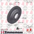 ZIMMERMANN 460.4523.55 - Jeu de 2 disques de frein arrière
