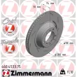 ZIMMERMANN 460.4533.75 - Jeu de 2 disques de frein arrière