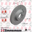 ZIMMERMANN 460.4537.70 - Jeu de 2 disques de frein arrière