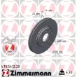 ZIMMERMANN 470.5412.20 - Jeu de 2 disques de frein arrière