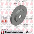 ZIMMERMANN 550.5600.20 - Jeu de 2 disques de frein arrière