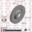 ZIMMERMANN 550.5601.52 - Jeu de 2 disques de frein arrière