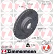 ZIMMERMANN 550.5601.54 - Jeu de 2 disques de frein arrière