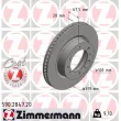 ZIMMERMANN 590.2847.20 - Jeu de 2 disques de frein arrière