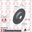 ZIMMERMANN 590.2851.20 - Jeu de 2 disques de frein arrière