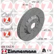 ZIMMERMANN 600.3262.70 - Jeu de 2 disques de frein arrière