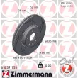 ZIMMERMANN 610.3711.55 - Disque de frein arrière droit