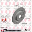 ZIMMERMANN 610.3732.52 - Jeu de 2 disques de frein arrière