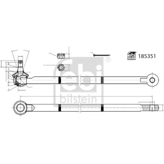 Barre de direction FEBI BILSTEIN 185351