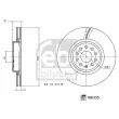 FEBI BILSTEIN 186335 - Jeu de 2 disques de frein avant