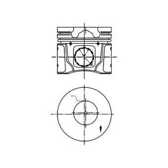 Piston KOLBENSCHMIDT 40014600