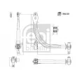 FEBI BILSTEIN 186640 - Triangle ou bras de suspension (train avant)