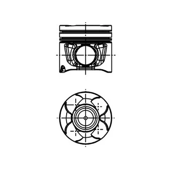 Piston KOLBENSCHMIDT 40036600