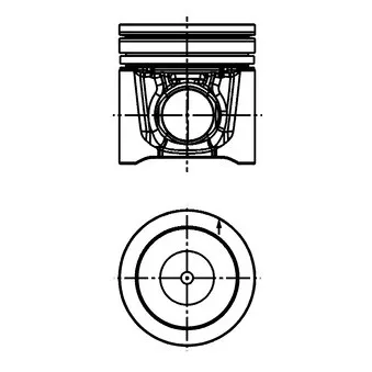 Piston KOLBENSCHMIDT 40040600