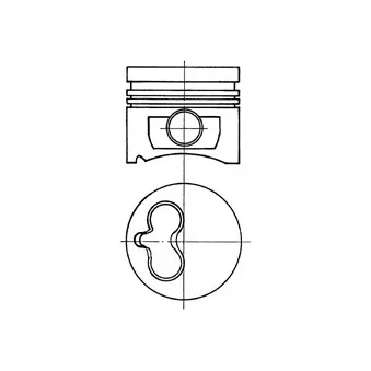 Piston KOLBENSCHMIDT 40070620