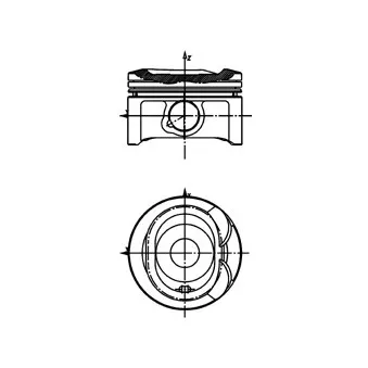 Piston KOLBENSCHMIDT 40080620