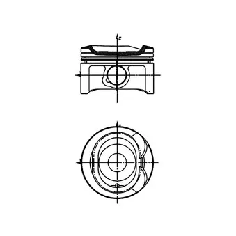 KOLBENSCHMIDT 40081600 - Piston