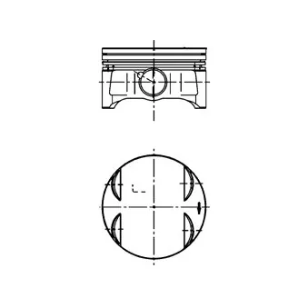 Piston KOLBENSCHMIDT 40087600