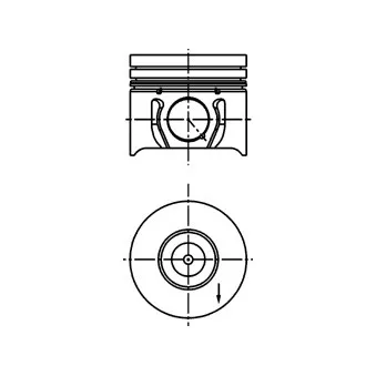 KOLBENSCHMIDT 40173610 - Piston