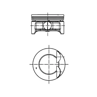 Piston KOLBENSCHMIDT 40273600