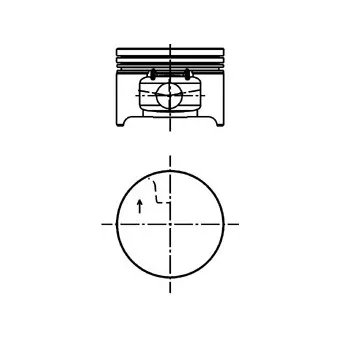 Piston KOLBENSCHMIDT 40277600