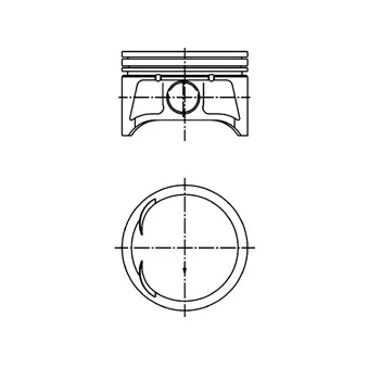 Piston KOLBENSCHMIDT 40302620