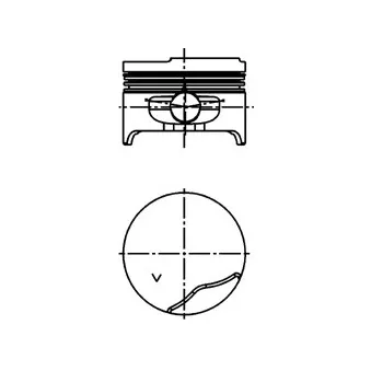 Piston KOLBENSCHMIDT 40311600