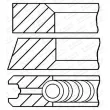 GOETZE ENGINE 08-123405-30 - Jeu de segments de pistons