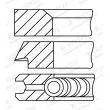 GOETZE ENGINE 08-442200-10 - Jeu de segments de pistons