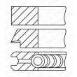 Jeu de segments de pistons GOETZE ENGINE [08-451500-00]