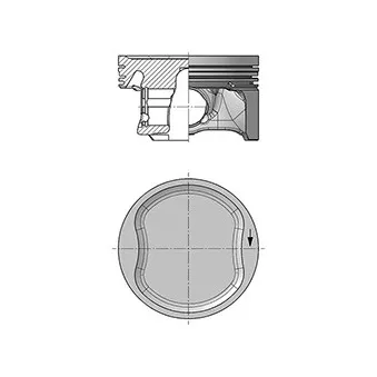 KOLBENSCHMIDT 40571600 - Piston