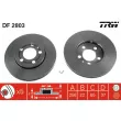 TRW DF2803 - Jeu de 2 disques de frein avant