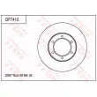 TRW DF7412 - Jeu de 2 disques de frein avant