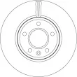 TRW DF7923 - Jeu de 2 disques de frein avant