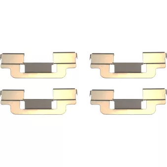 Kit d'accessoires, plaquette de frein à disque TRW PFK732