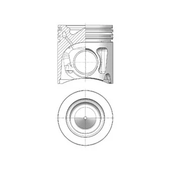 Piston KOLBENSCHMIDT 41479600 pour IVECO TRAKKER AT260T50P - 500cv