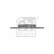 FEBI BILSTEIN 108479 - Jeu de 2 disques de frein arrière