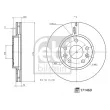 FEBI BILSTEIN 171469 - Jeu de 2 disques de frein avant