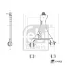 FEBI BILSTEIN 174202 - Bras de liaison, suspension de roue avant droit