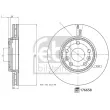FEBI BILSTEIN 176658 - Jeu de 2 disques de frein avant