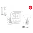 FEBI BILSTEIN 176672 - Rotule de barre de connexion